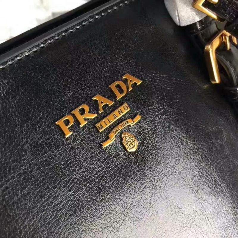 プラダ PRADA 大容量 トートバッグ 黒色 ショルダーバッグ 送料無料 コピーブランド代引き