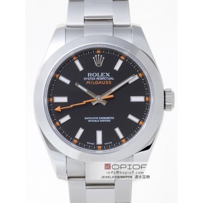 ロレックス ROLEX パーペチュアル　ミルガウス 116400 ブラック ブランドコピー時計激安販売専門店