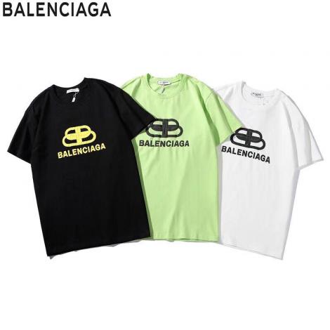 ブランド通販バレンシアガ BALENCIAGA メンズ/レディース カップル 3色 クルーネック Tシャツ 綿 おすすめスーパーコピー安全後払い専門店