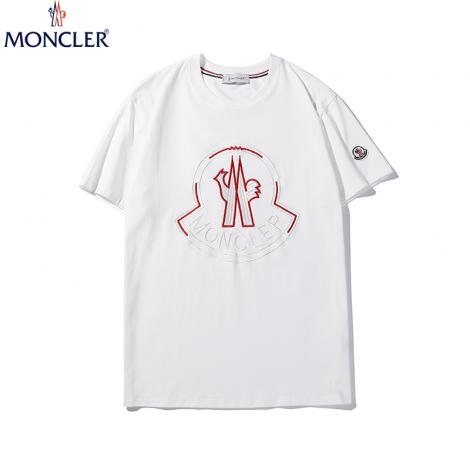 モンクレール MONCLER メンズ/レディース 2色 クルーネック Tシャツ 綿 高評価ブランドコピー激安国内発送販売専門店