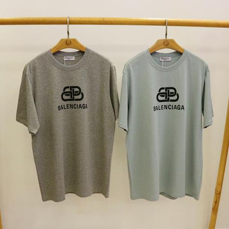 バレンシアガ BALENCIAGA メンズ/レディース  クルーネック Tシャツ 綿 カップル  新品同様  3色レプリカ激安代引き対応
