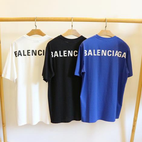 バレンシアガ BALENCIAGA メンズ/レディース カップル 3色 クルーネック Tシャツ 綿 新入荷偽物代引き対応