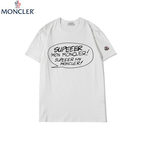 モンクレール MONCLER メンズ/レディース 2色 クルーネック Tシャツ 綿 カップル 2020年新作スーパーコピーブランド激安販売専門店