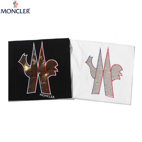 ブランド通販モンクレール MONCLER メンズ/レディース 2色 クルーネック Tシャツ 綿 カップル 2020年新作激安代引き口コミ