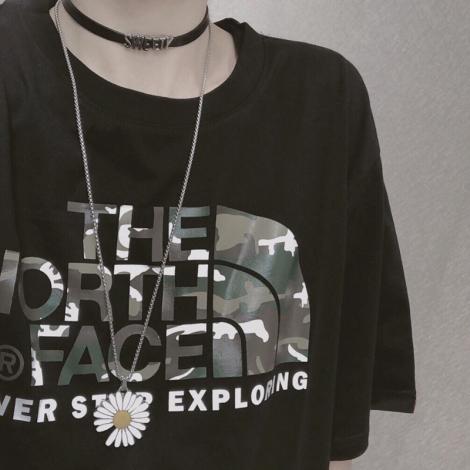 ノースフェイス THE NORTH FACE メンズ/レディース 2色 クルーネック Tシャツ 綿 カップル 良品スーパーコピー激安安全後払い販売専門店