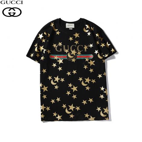 グッチ GUCCI メンズ/レディース 2色 クルーネック Tシャツ 綿 カップル 人気スーパーコピー激安国内発送販売専門店