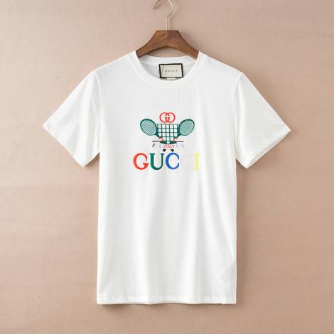 グッチ GUCCI メンズ/レディース 2色 クルーネック Tシャツ 綿 送料無料コピー代引き口コミ