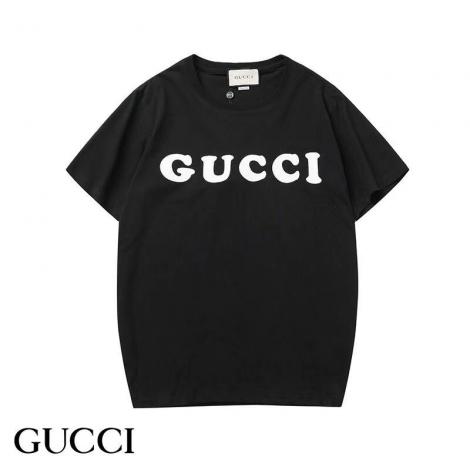 グッチ GUCCI メンズ/レディース  クルーネック Tシャツ 綿 人気ブランドコピー安全後払い専門店