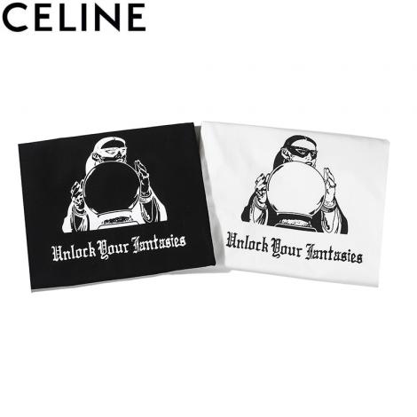 セリーヌ CELINE メンズ/レディース 2色 クルーネック Tシャツ 綿 カップル 2020年新作スーパーコピー国内発送専門店