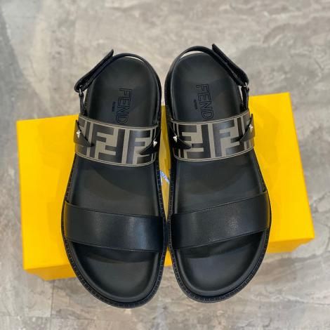 ブランド国内フェンディ FENDI メンズ サンダル スリッパ 2色 人気コピー口コミ