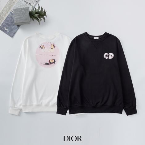 ディオール Dior メンズ/レディース 2色 カップル クルーネック スウェット 定番人気格安コピー口コミ
