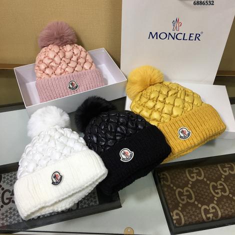 ブランド後払いモンクレール MONCLER レディース 4色 ニット 毛糸の帽子 ビーニー  2020年秋冬 人気最高品質コピー代引き対応