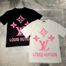 ルイヴィトン LOUIS VUITTON レディース 2色 クルーネック Tシャツ 良品 綿スーパーコピー激安販売専門店