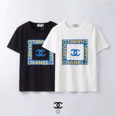 シャネル CHANEL メンズ/レディース 2色 クルーネック Tシャツ 綿 カップル  2020年春夏新作コピー 販売