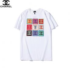 シャネル CHANEL メンズ/レディース 2色 クルーネック Tシャツ カップル 綿 良品コピーブランド激安販売専門店