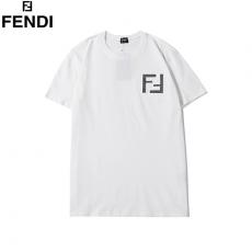 フェンディ FENDI メンズ/レディース 2色 綿 クルーネック Tシャツ カップル 新品同様ブランド通販