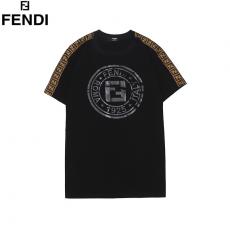 フェンディ FENDI メンズ/レディース 2色 クルーネック Tシャツ 綿 2020年春夏新作スーパーコピーブランド