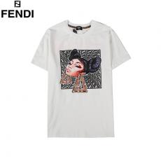 フェンディ FENDI メンズ/レディース 2色 クルーネック Tシャツ 綿 カップル 高評価スーパーコピー代引き