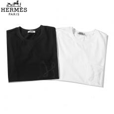 エルメス  HERMES メンズ/レディース 2色 クルーネック Tシャツ 綿 カップル 2020年新作コピー 販売