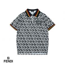 ブランド可能フェンディ FENDI 折り襟 ポロシャツ Tシャツ 3色 2020年春夏新作最高品質コピー