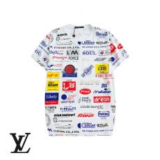 ブランド通販ルイヴィトン LOUIS VUITTON メンズ/レディース 2色 クルーネック Tシャツ 綿 良品スーパーコピー激安販売
