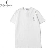 イヴ・サンローラン YSL メンズ/レディース カップル 2色 クルーネック Tシャツ 綿 2020年新作コピーブランド代引き
