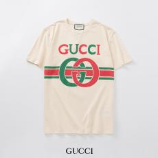 グッチ GUCCI 2色 クルーネック カップル 綿 Tシャツ 新作最高品質コピー代引き対応