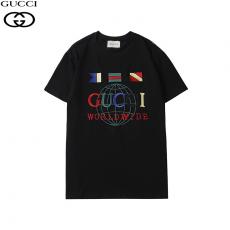 グッチ GUCCI メンズ/レディース  2色 クルーネック Tシャツ 綿 人気最高品質コピー