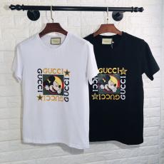 グッチ GUCCI メンズ/レディース 2色 クルーネック 綿 Tシャツ 新入荷スーパーコピー通販
