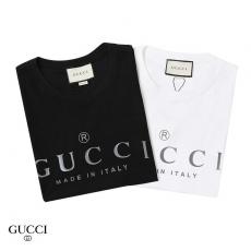 グッチ GUCCI メンズ/レディース カップル 2色 クルーネック Tシャツ 綿 おすすめスーパーコピー激安販売専門店