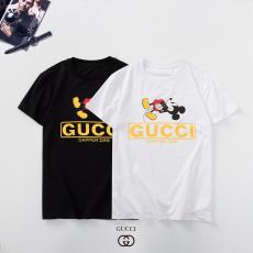 グッチ GUCCI メンズ/レディース カップル 2色 クルーネック 綿 Tシャツ 新作ブランドコピー安全後払い専門店