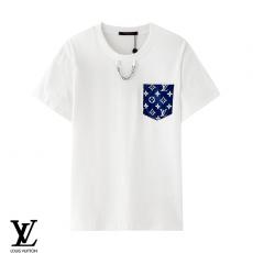 ルイヴィトン LOUIS VUITTON メンズ/レディース カップル クルーネック Tシャツ 綿 2020年新作ブランドコピー安全後払い