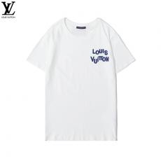ルイヴィトン LOUIS VUITTON メンズ/レディース カップル 綿 Tシャツ クルーネック 2色 2020年新作レプリカ激安代引き対応