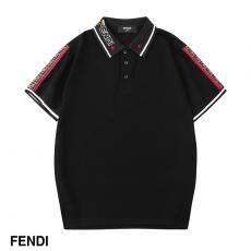 フェンディ FENDI メンズ/レディース 2色 カップル 折り襟 ポロシャツ Tシャツ 綿 人気スーパーコピーブランド
