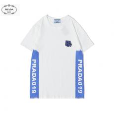 ブランド可能プラダ PRADA メンズ/レディース カップル クルーネック 2色 Tシャツ 綿 2020年新作スーパーコピーブランド