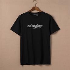 バレンシアガ BALENCIAGA メンズ/レディース クルーネック カップル Tシャツ 綿 送料無料激安 代引き口コミ
