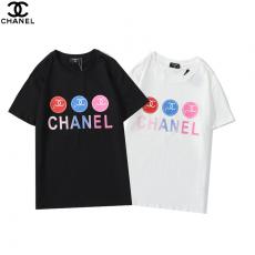 シャネル CHANEL メンズ/レディース 2色 クルーネック Tシャツ 綿 カップル 良品スーパーコピー激安販売専門店