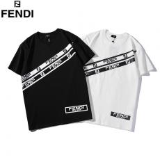 フェンディ FENDI メンズ/レディース 2色 クルーネック Tシャツ 綿 新作コピー口コミ