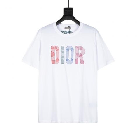 ディオール クルーネック Tシャツ 人気商品 メンズ/レディース Dior 2色 カップル カジュアル 確保済みブランドコピー販売口コミ代引き後払い国内発送優良店line