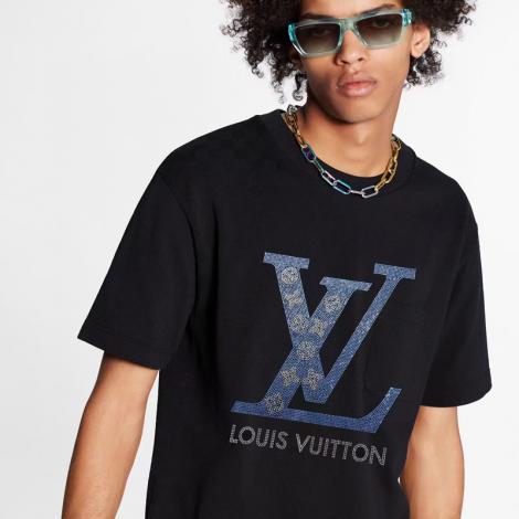 男女兼用 カップル LOUIS VUITTON Tシャツ 2色 クルーネック ルイヴィトン 新品同様  ビジネス ファッション カジュアル 上品  最新作人気ブランドコピー 国内優良サイトline