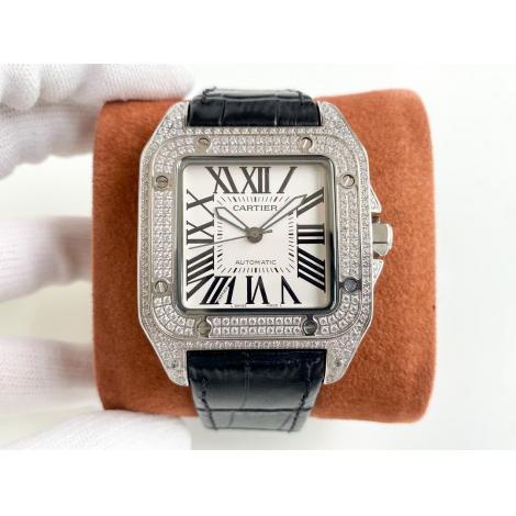 累積売上額第1位獲得 カルティエ Cartier サントス 42mm メンズ 自動巻きスーパーコピーブランド腕時計激安国内発送販売専門店