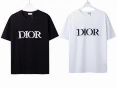 Dior ディオール 定番人気 メンズ/レディース カップル クルーネック 2色 Tシャツ 綿  大人気完売必至！ブランドコピー安全後払い工場直売専門店