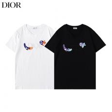 大判新作を先取り 男女兼用 Dior カップル 2色 クルーネック Tシャツ ディオール 2021年春夏新作最高品質コピー