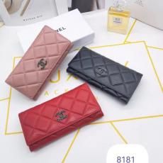 レディース 3色 二つ折財布 人気の長財布 新作 シャネル CHANEL 8181# 牛革本当に届くスーパーコピー おすすめおすすめ店