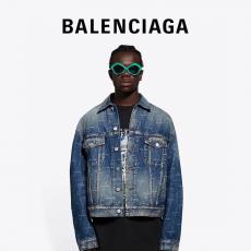 バレンシアガ BALENCIAGA 男女兼用 デニム コート 青い 2021年秋冬ブランドコピー n級品国内優良サイトline
