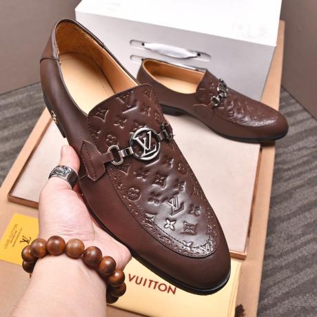 売上額TOP15 LOUIS VUITTON ヴィトン 革靴2色通勤 紳士スーパーコピー激安販売専門店