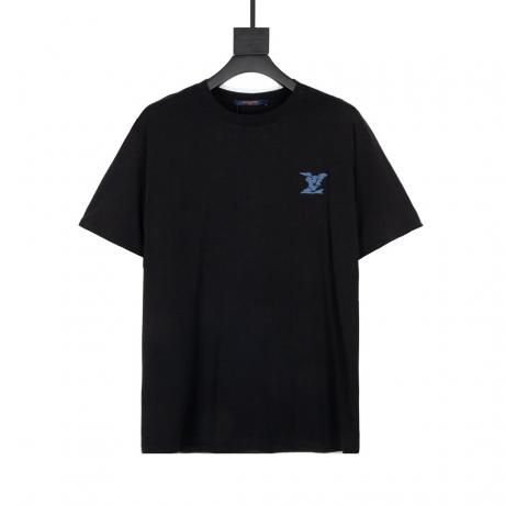ヴィトン LOUIS VUITTON 字母ロゴ 新作半袖2色ブランドコピー 安全優良工場直売おすすめサイトline