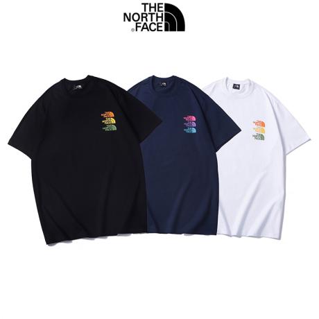 ノースフェイス THE NORTH FACE 綿3色ファッションカジュアルラウンドネック Tシャツシンプルさブランドコピー工場直売安心専門店
