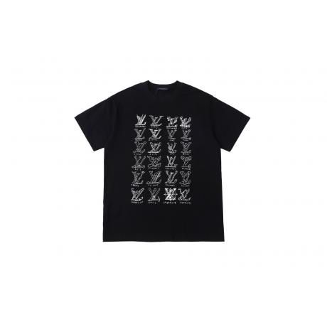 日本未発売!超レア ヴィトン LOUIS VUITTON 字母ロゴ 定番新作Tシャツ綿半袖プリント2色コピー代引きn級品