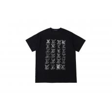 日本未発売！超レア ヴィトン LOUIS VUITTON  字母ロゴ 定番新作Tシャツ綿半袖プリント2色コピー代引きn級品